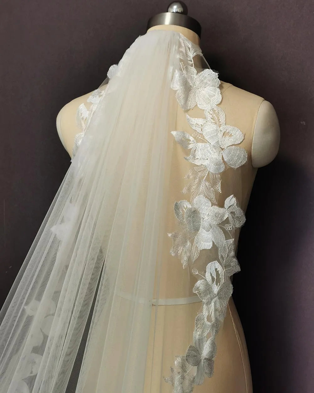 Voile de mariée Simple - vue 2