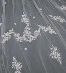 Voile de Mariée Blanche 300 cm - vue 3