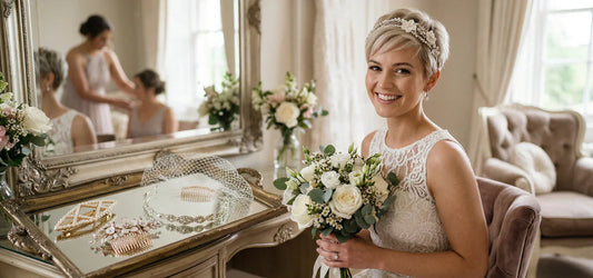 Quels accessoires de mariage choisir pour une mariée aux cheveux courts ?