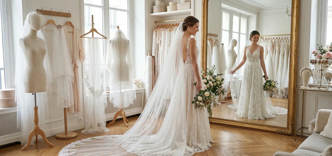 Comment choisir le bon voile de mariée pour votre robe ?