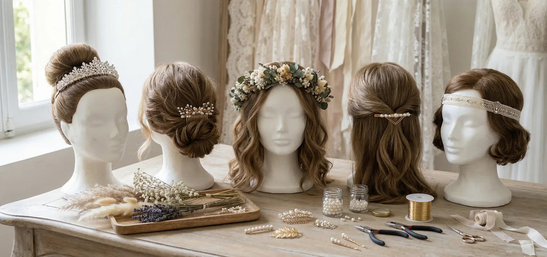 Comment choisir des accessoires pour cheveux de mariée ?