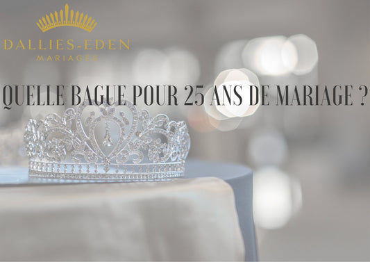 Quelle bague pour 25 ans de mariage ?