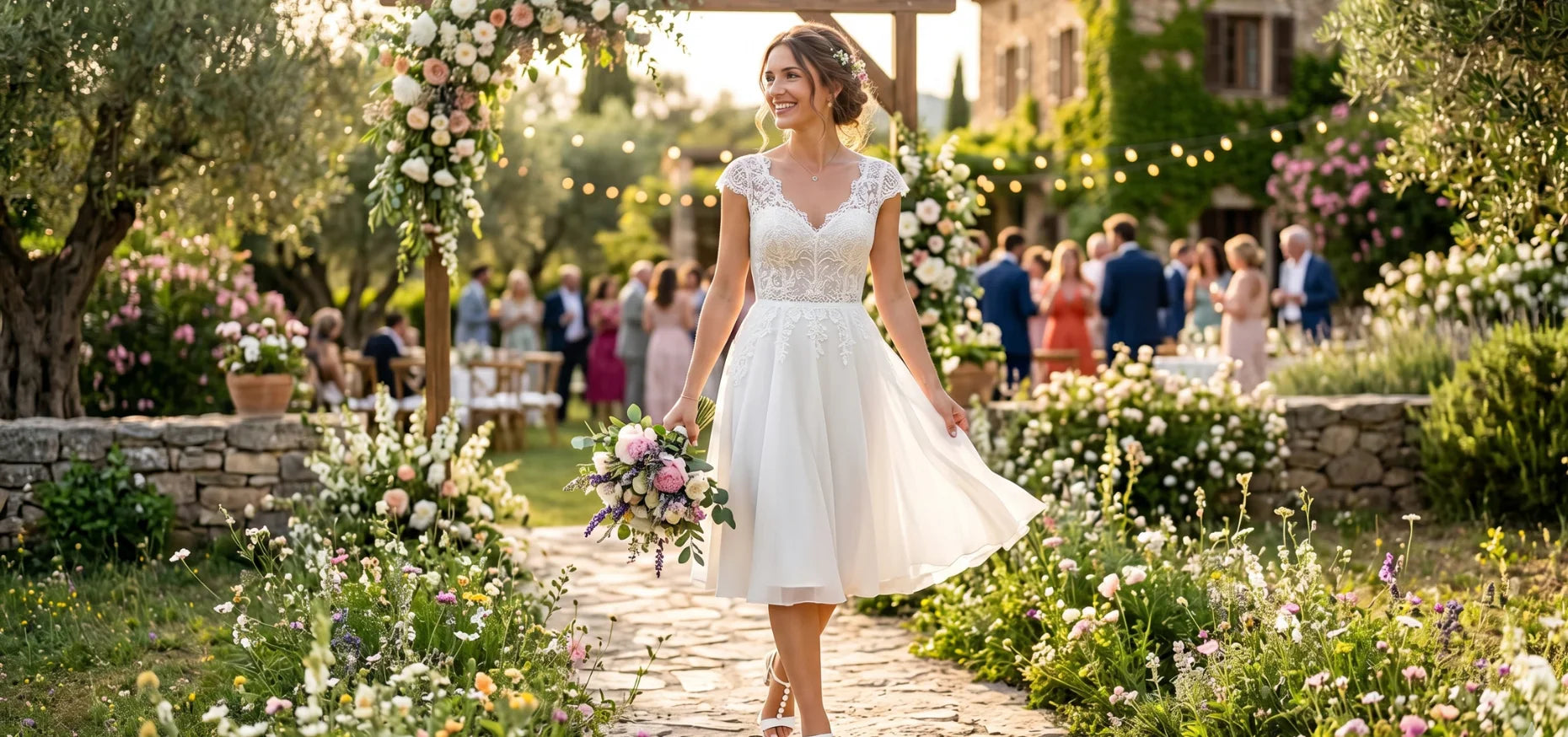 Robes de Mariée Courtes