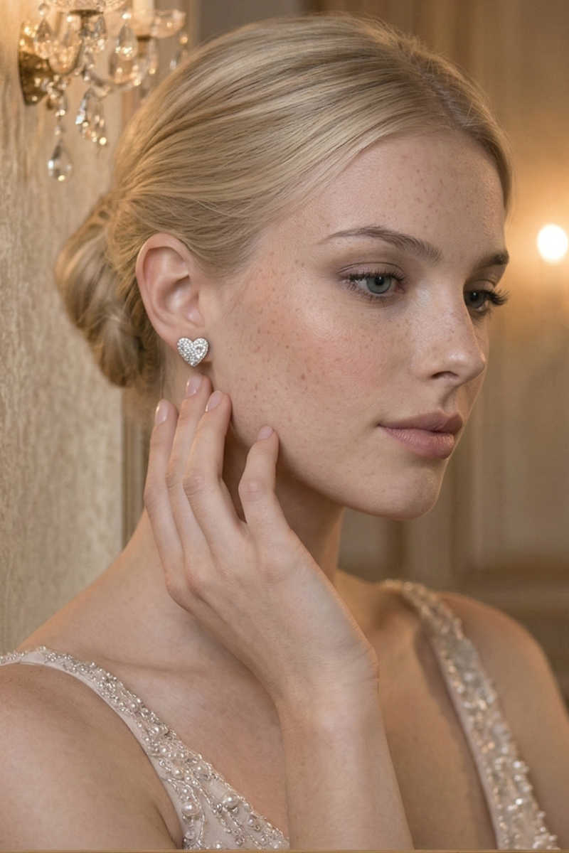Boucles d'oreilles Coeur