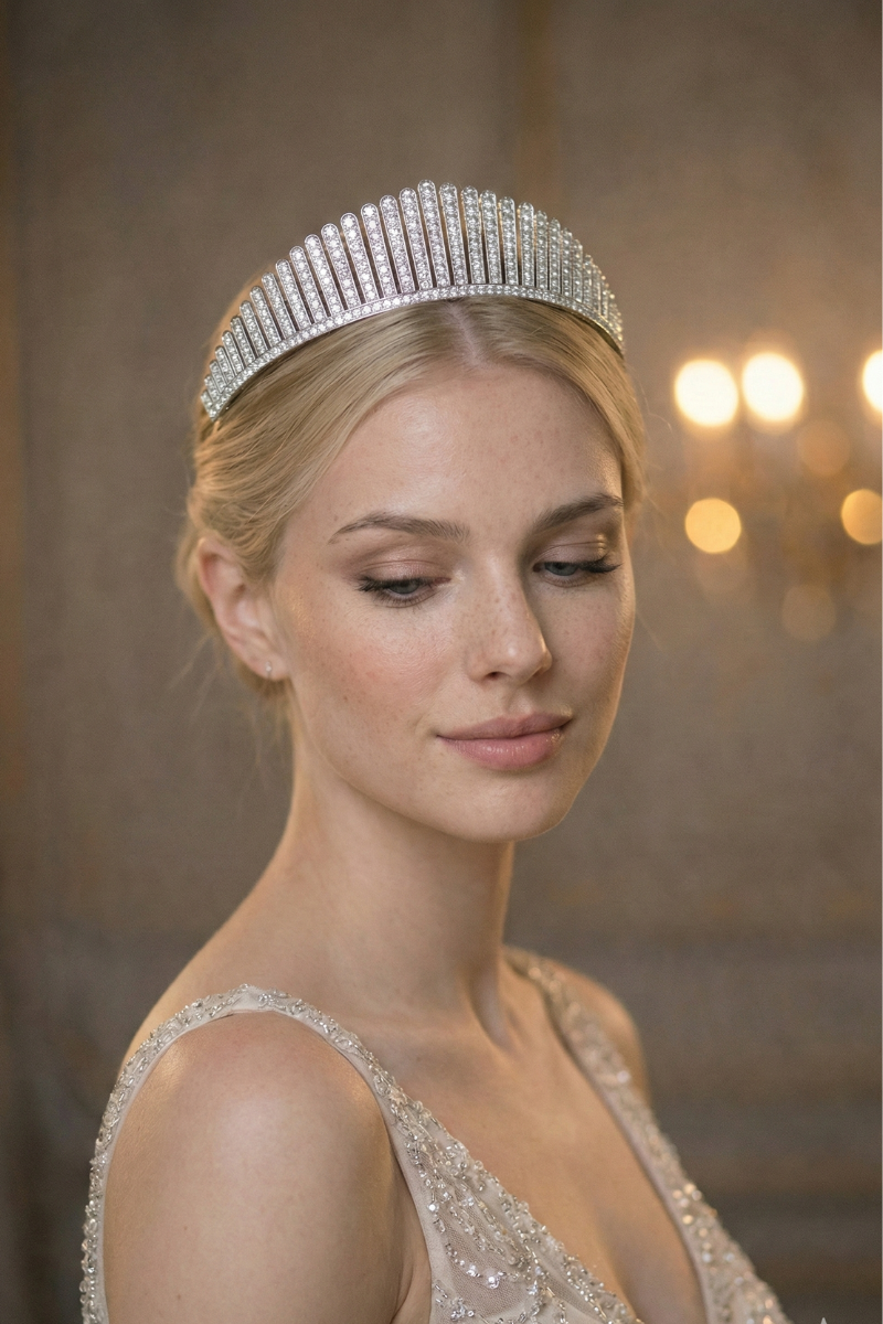Diademe Mariage Cheveux Long