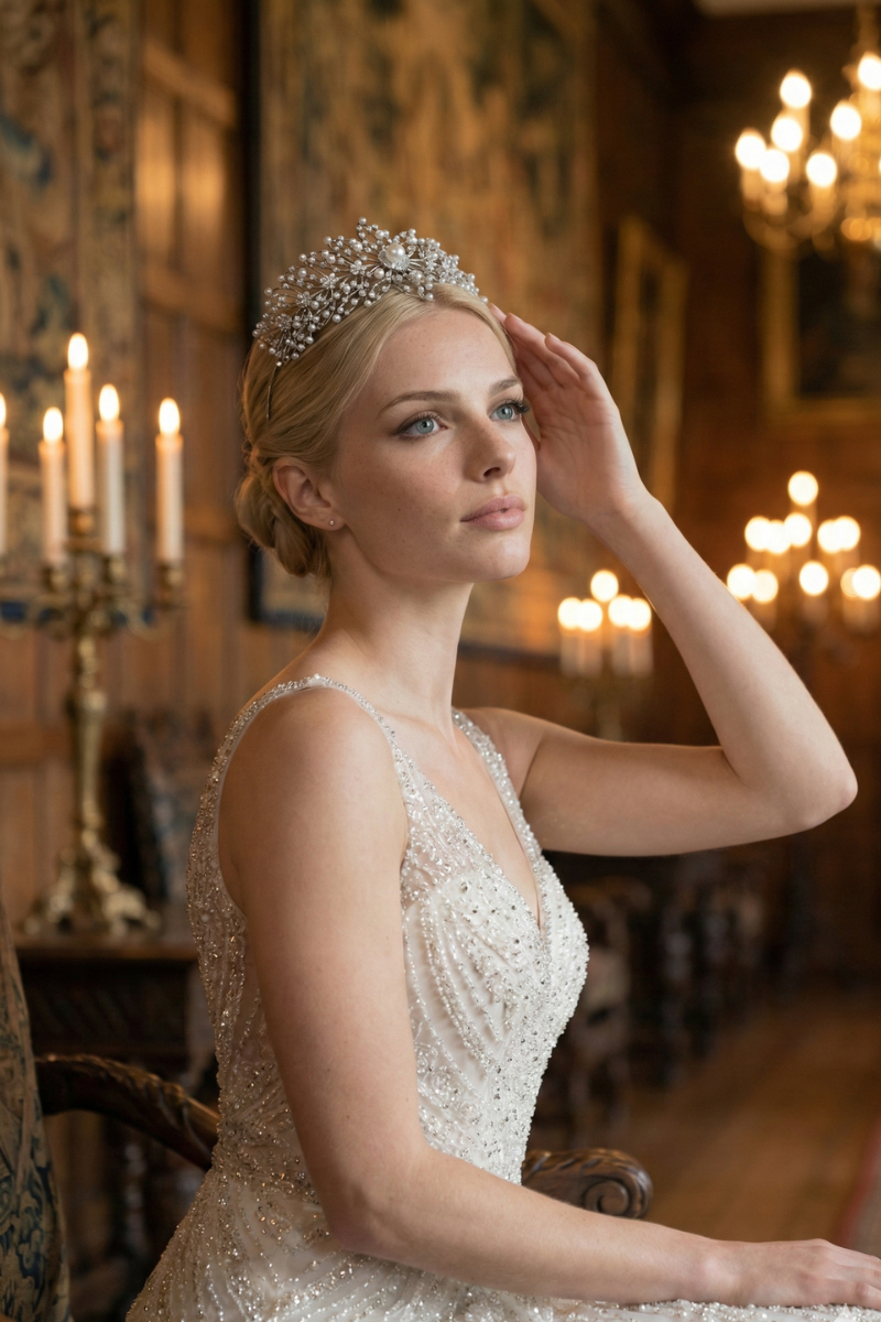 Diadème Mariage Fleurs