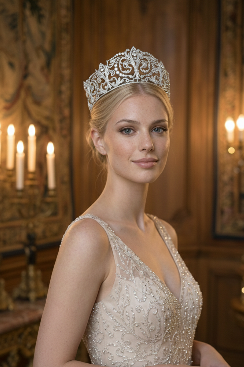 Diademe Mariage Royal