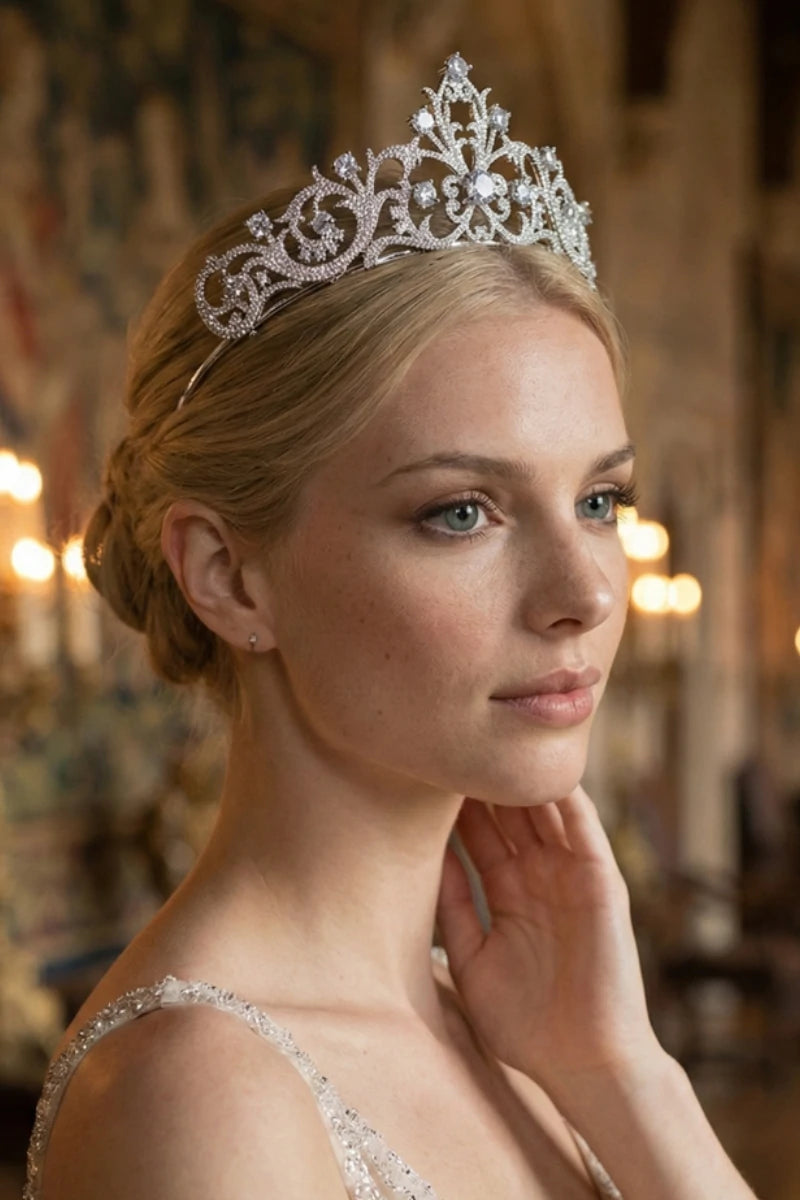 Diadème Reine des Neiges Mariage