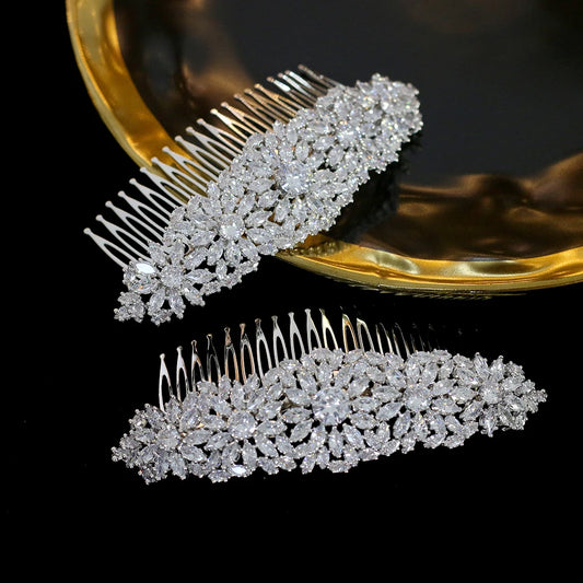 Peigne à Cheveux Argenté