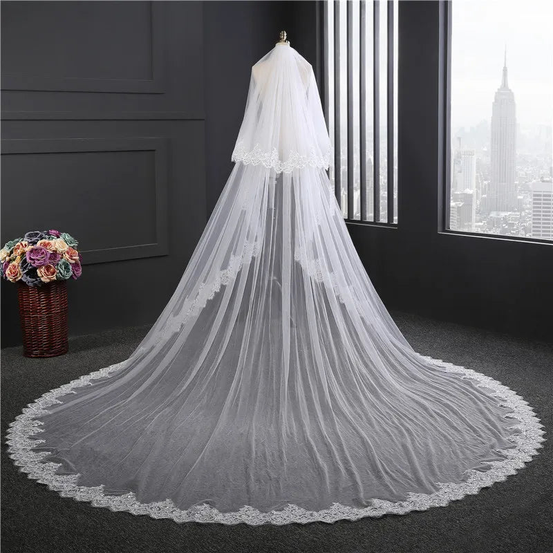 Voile de Mariée Longue 3M