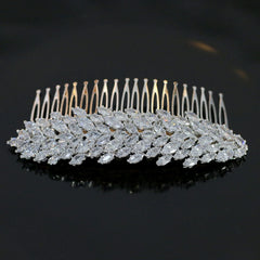 Peigne Argenté de Mariage