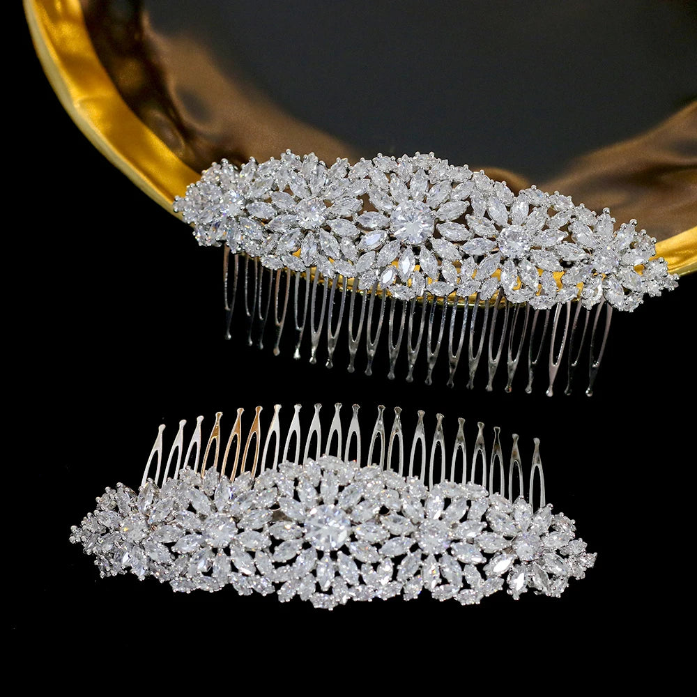 Peigne à Cheveux Argenté