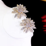 Boucle d'Oreilles Flocon de Neige