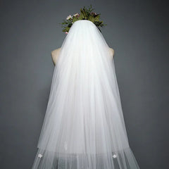 Voile de Mariée Blanche 300 cm