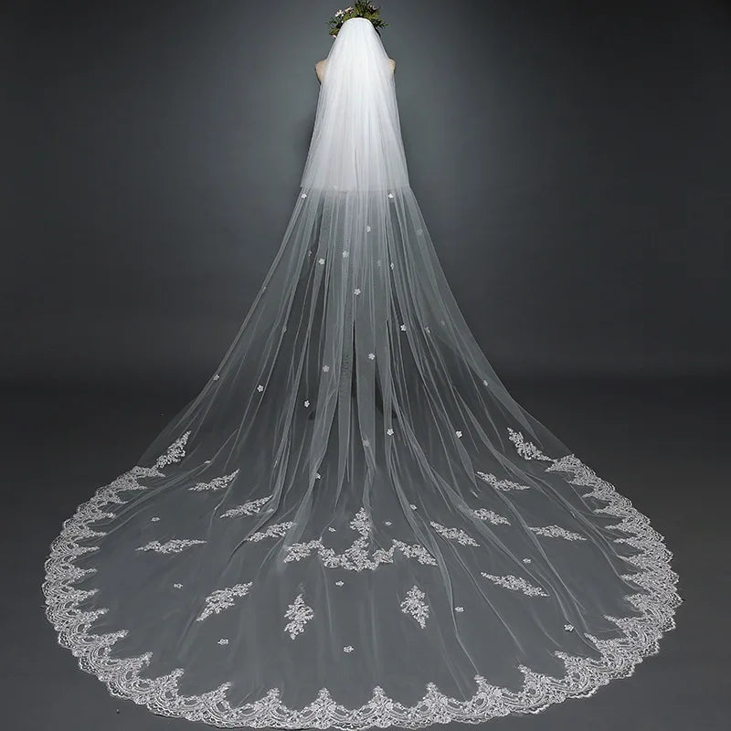 Voile de Mariée Blanche 300 cm