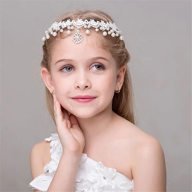 Diadème Perles - Fille