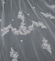 Voile de Mariée Blanche 300 cm