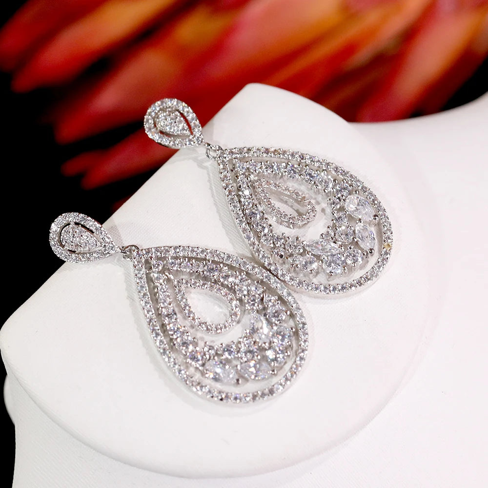 Boucle d'Oreilles Mariage Jeune Femme