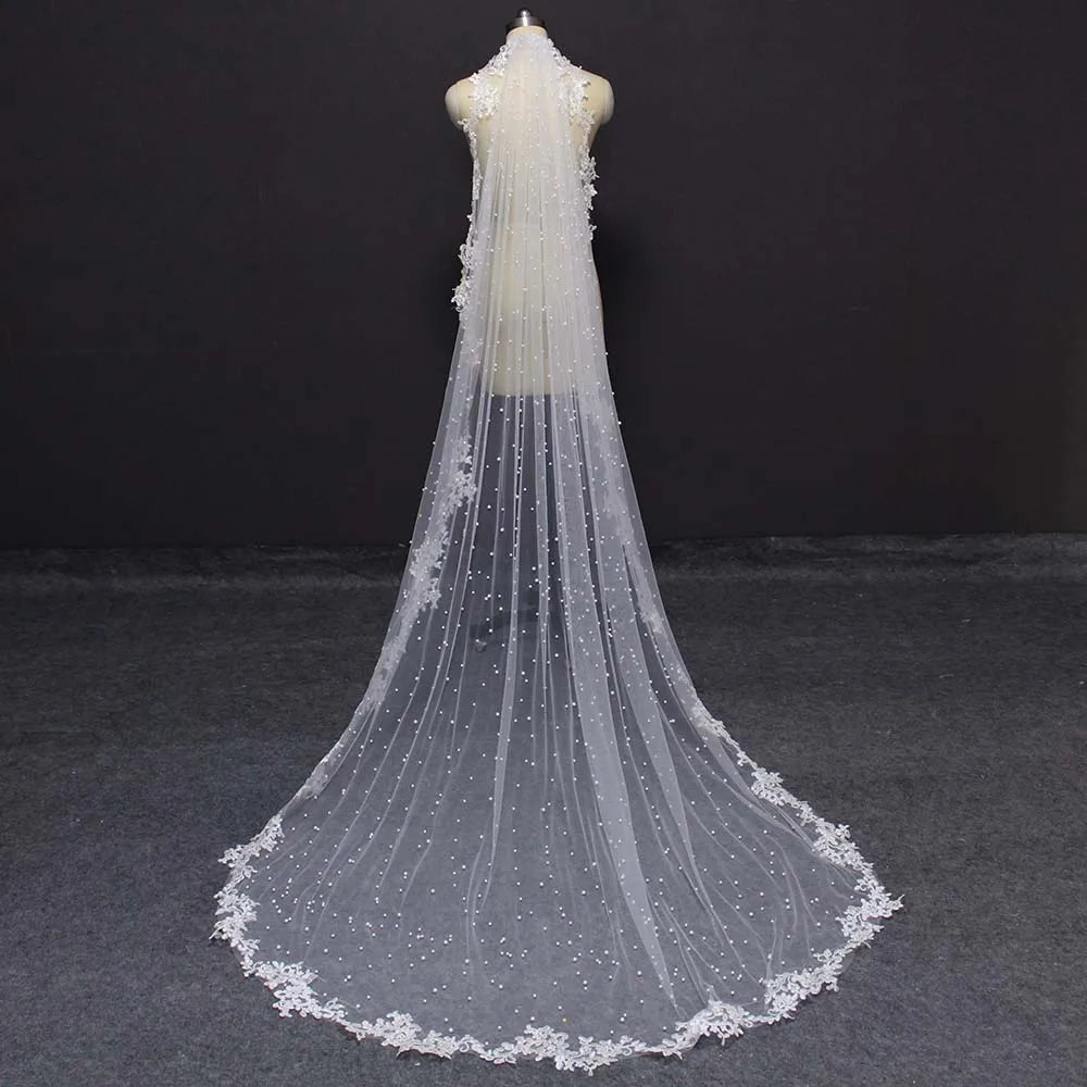 Voile de Mariage Perlé