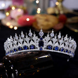 Diadème Mariage Bleu