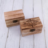 Boite a Alliances en Bois Ancien