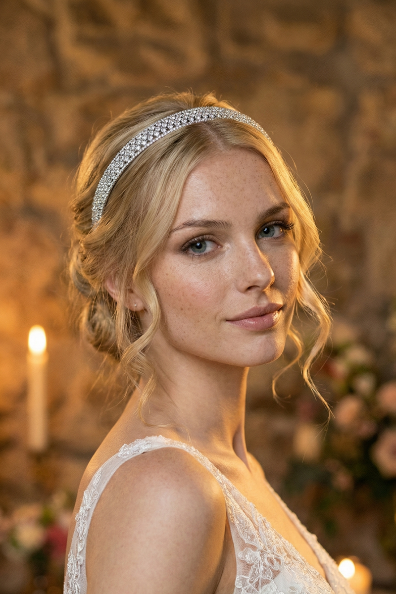 Headband Cheveux Mariage