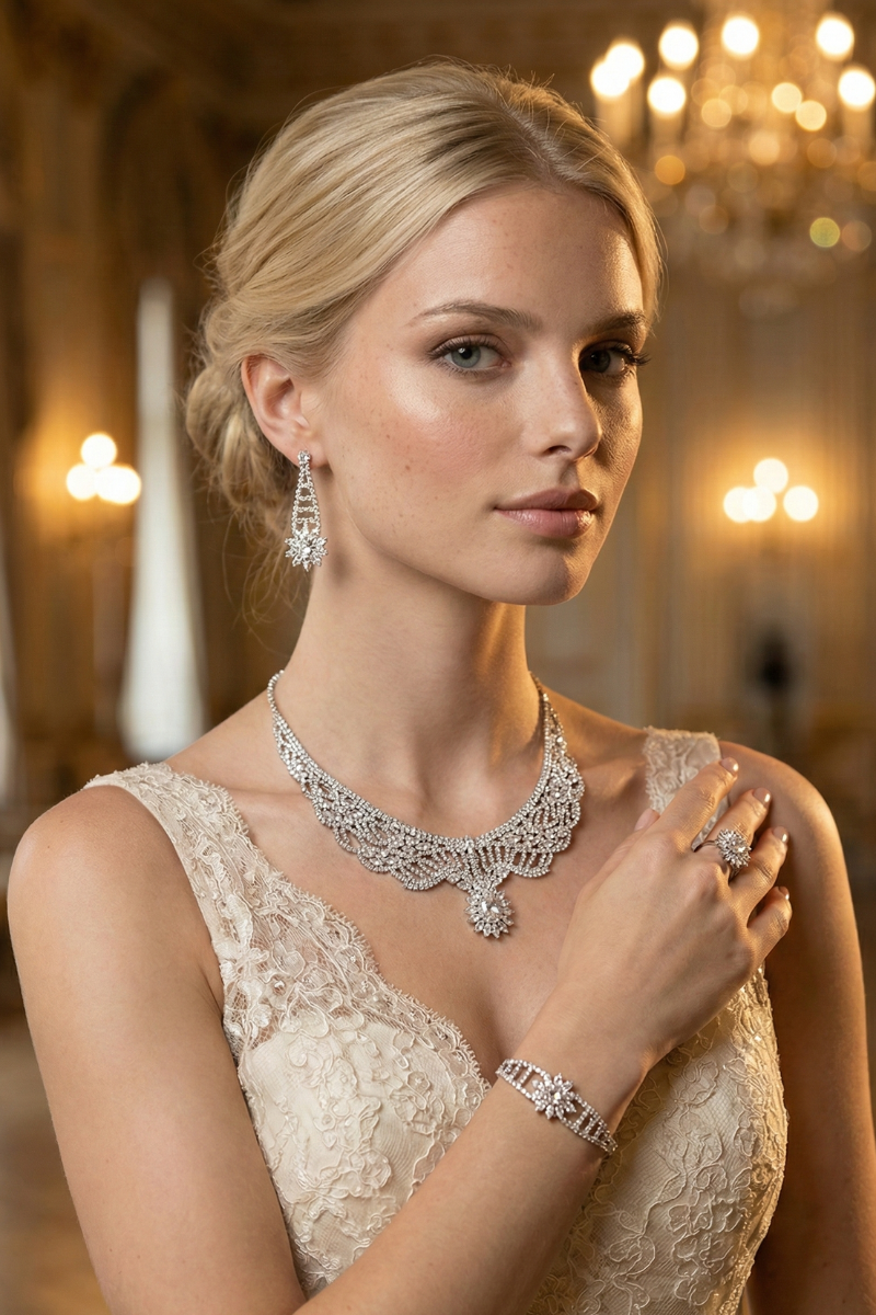 Parure De Bijoux 4 Pièces