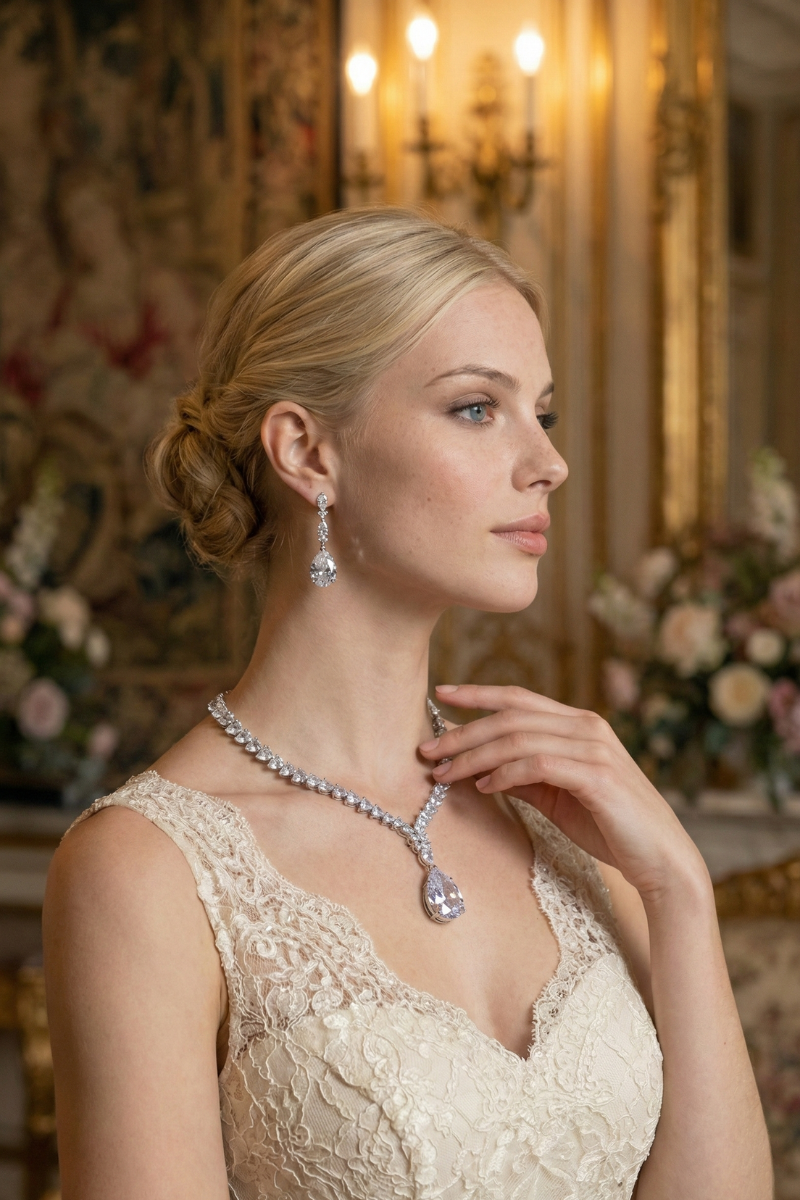 Parure Pendentif de mariage