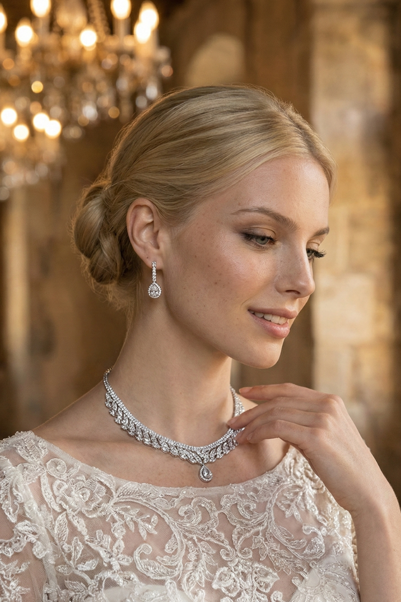 Parure Ras de Cou Mariage