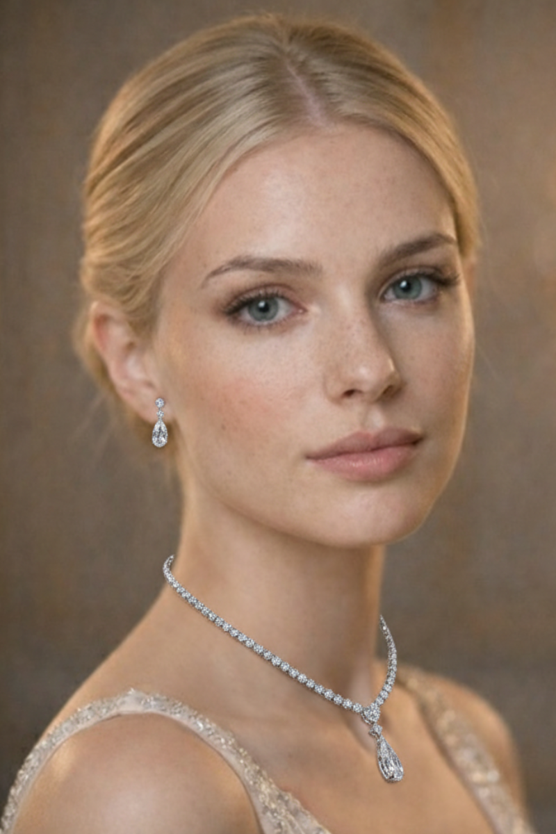 Parure de Mariage avec Pendentif