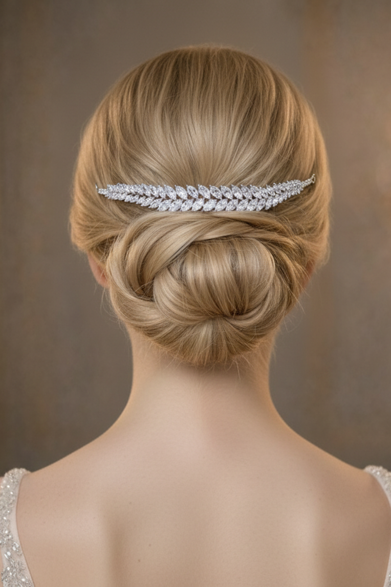 Peigne à Cheveux Mariage Luxe