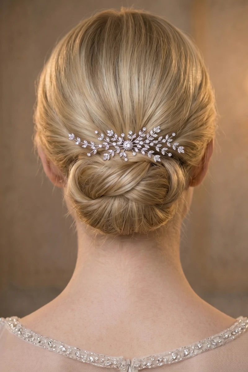 Peigne à cheveux avec Strass