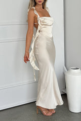 Robe De Mariée Satin Dos Nu