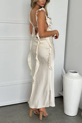 Robe De Mariée Satin Dos Nu