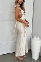 Robe De Mariée Satin Dos Nu