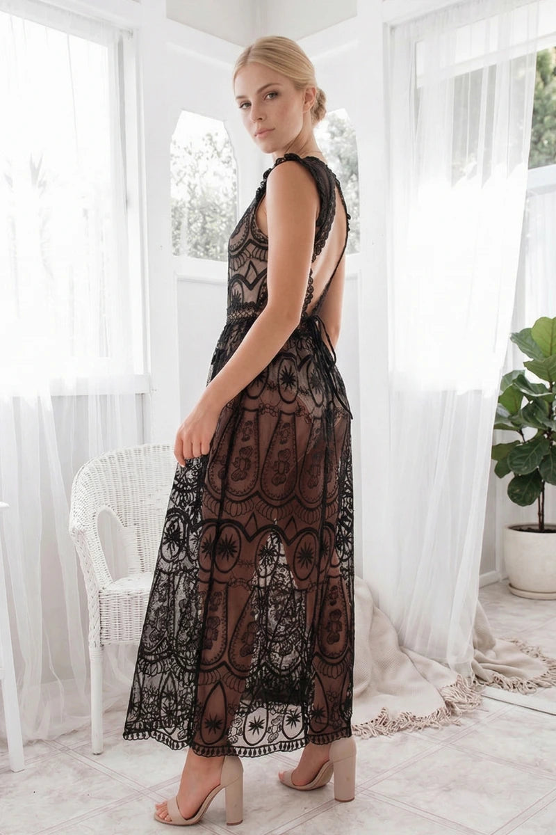 Robe De Mariée Bohème En Dentelle