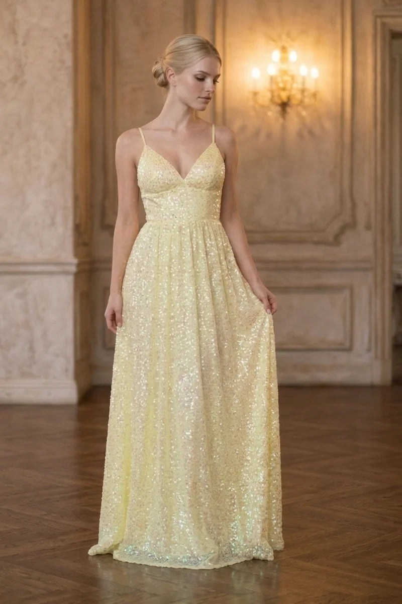 Robe De Mariée Ligne A Pailletée