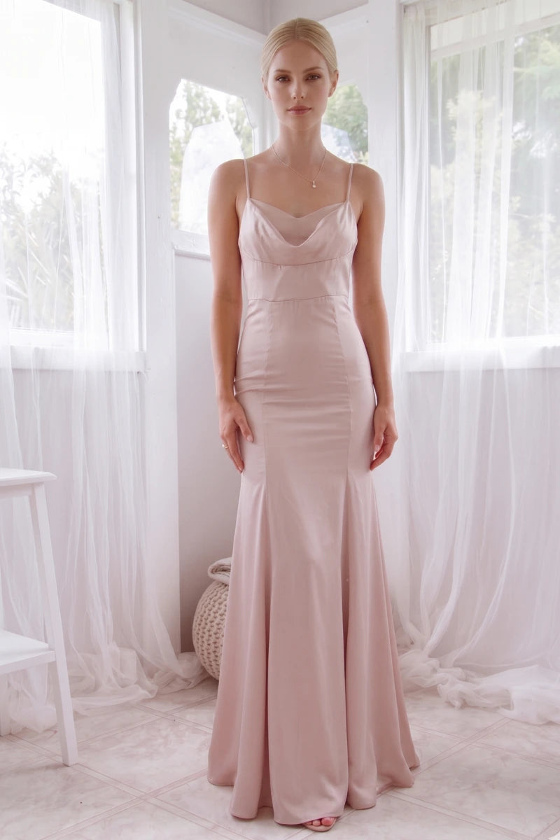 Robe De Mariée Satin Champagne