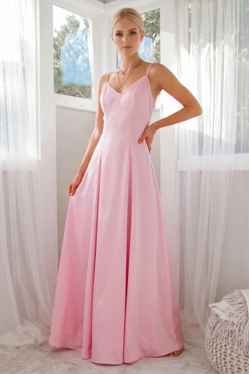 Robe De Mariée Satin Col V