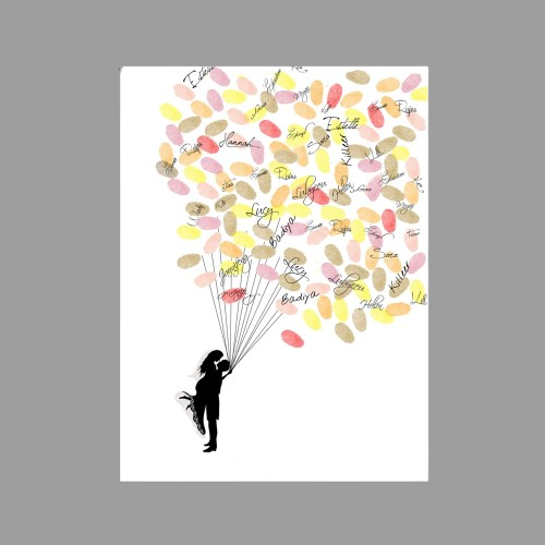 Arbre empreinte mariage - Marié