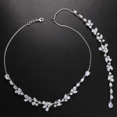 Bijou collier de dos de soirée