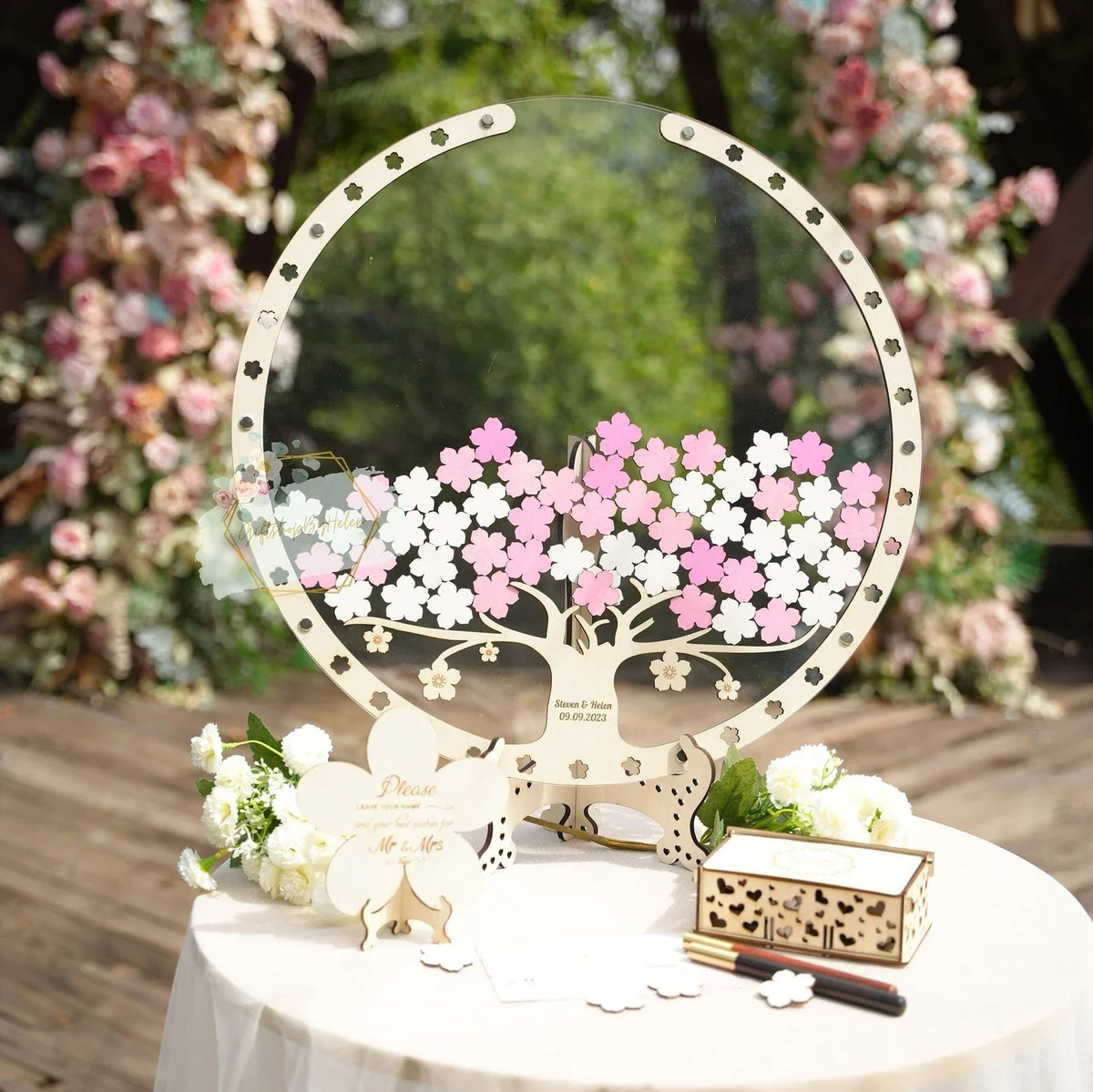 Livre D'or Mariage en fleurs