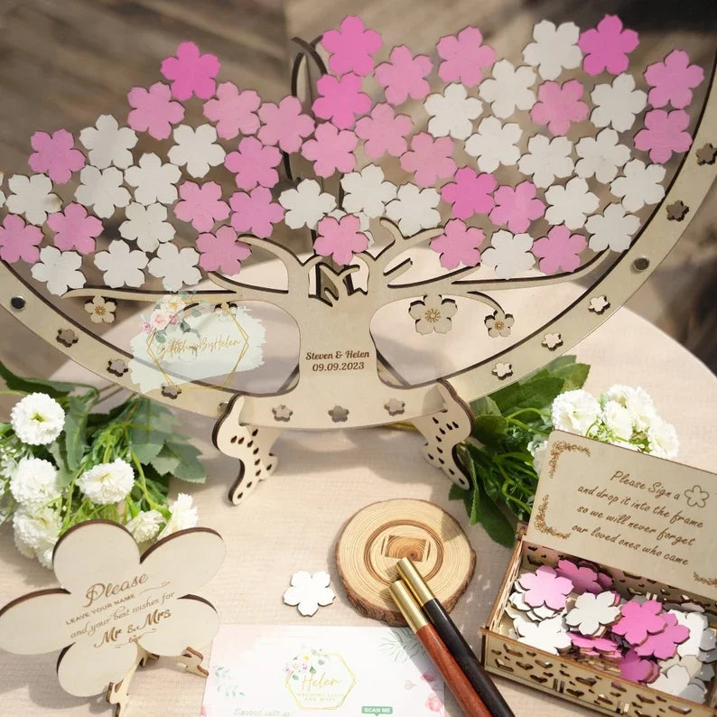 Livre D'or Mariage en fleurs