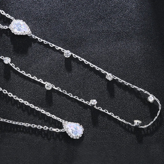 Bijou collier de dos élégance