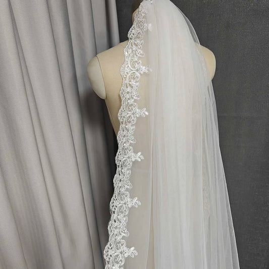 Voile de mariage Discret