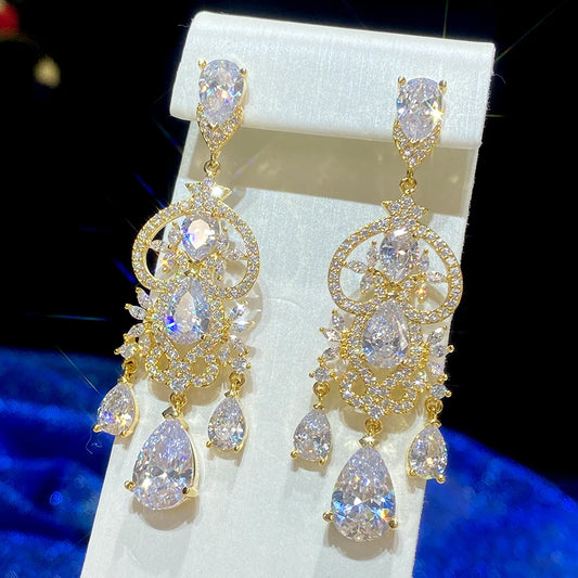 Boucle d'Oreilles Dorée