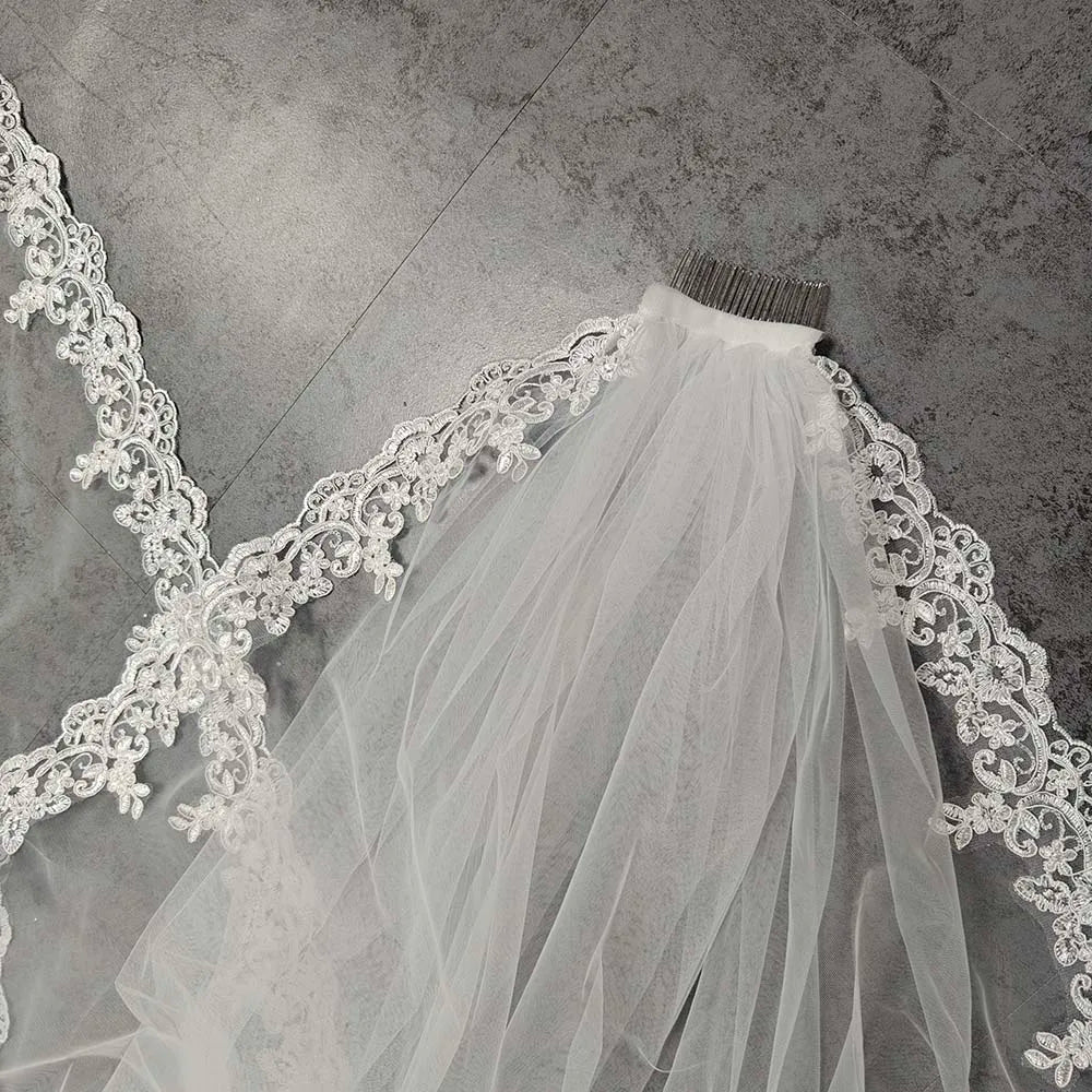 Voile de mariage Discret