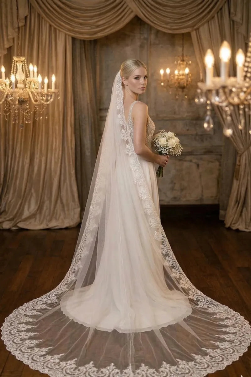 Voile de Mariée Dentelle