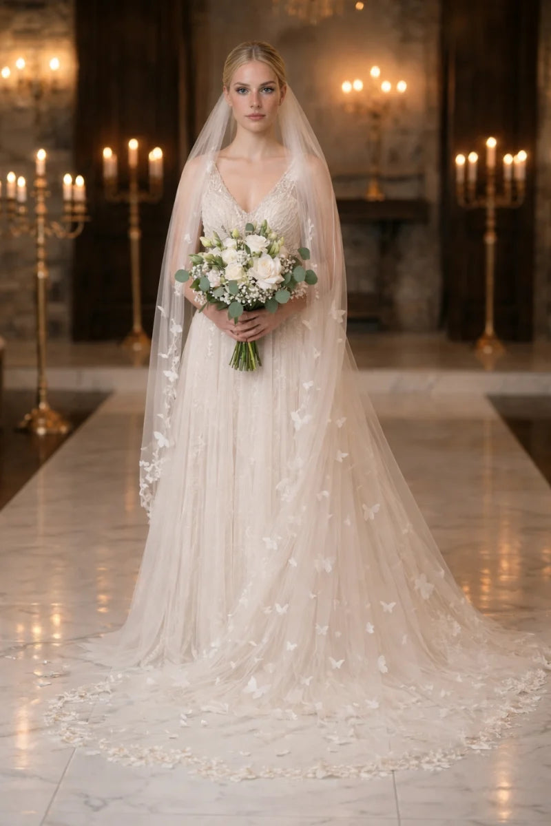 Voile de Mariée Ivoire