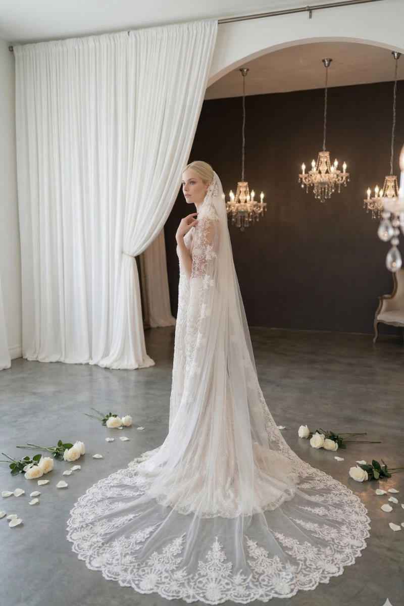 Voile de Mariée Long